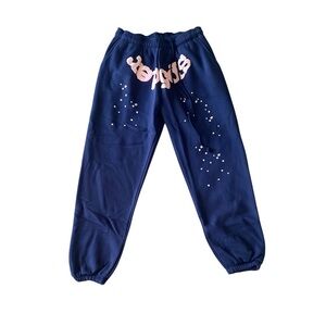 NWOT Blue Joggers with Star Print M W50